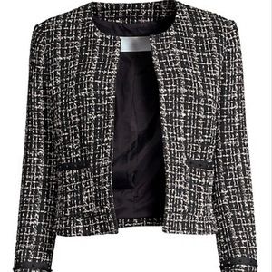 🆕 Hugo Boss Kalali Tweed Jacket NWT Size 8